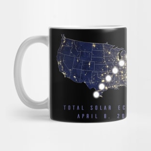 Eclipse 2024 USA Totality Path Mug